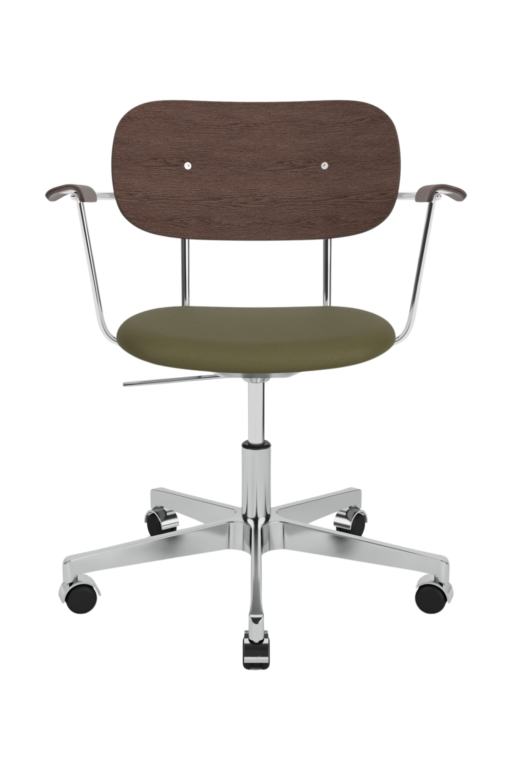 Padded Seat Aluminum Swivel Armchair | Audo Copenhagen Co | Oroa.com