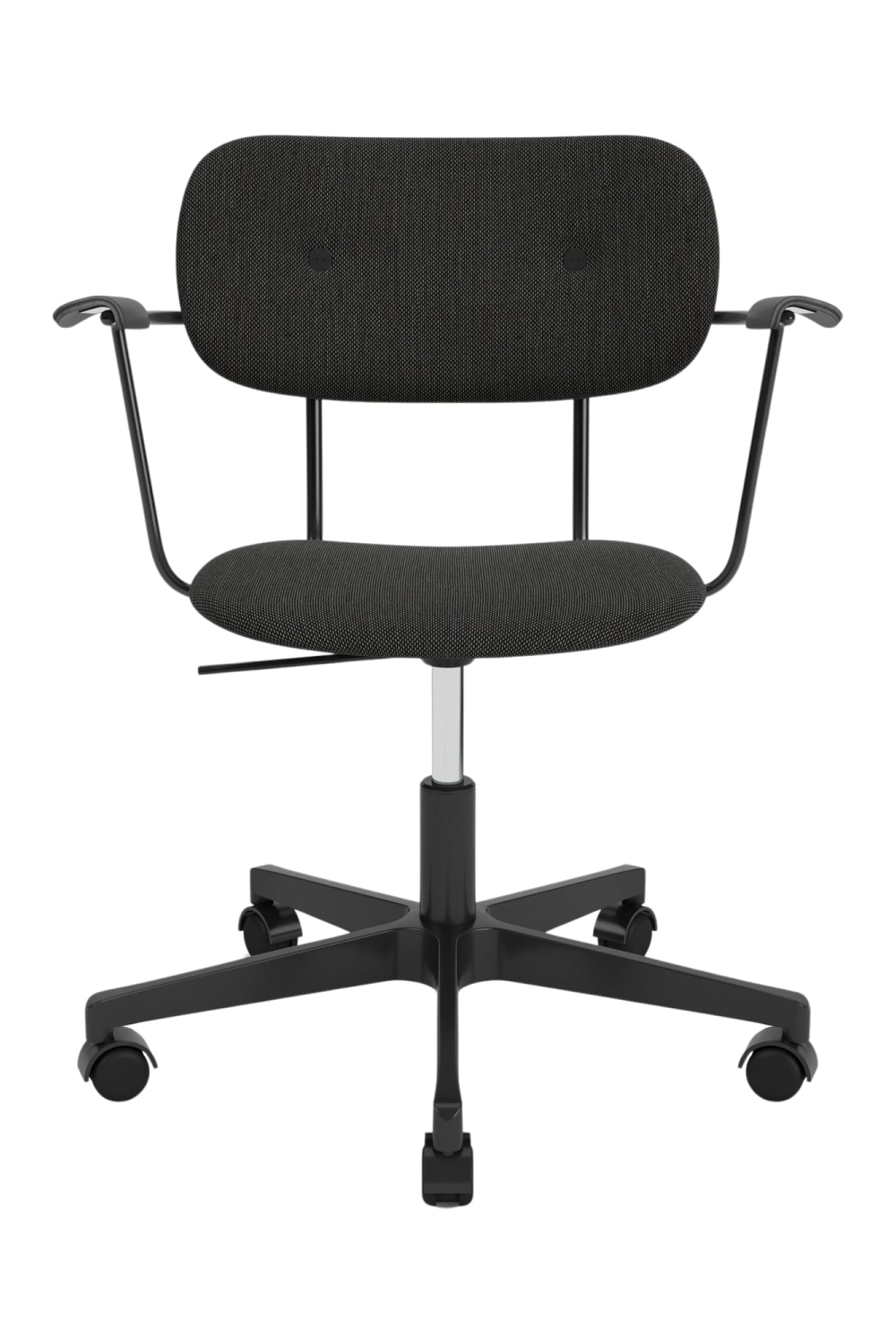 Upholstered Black Swivel Armchair | Audo Copenhagen Co | Oroa.com