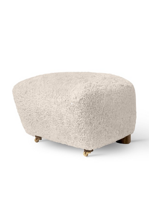 Oak Leg Upholstered Ottoman | Audo Copenhagen The Tired Man | Oroa.com