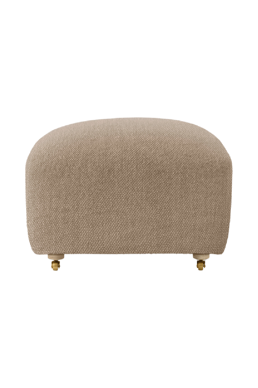 Oak Leg Upholstered Ottoman | Audo Copenhagen The Tired Man | Oroa.com