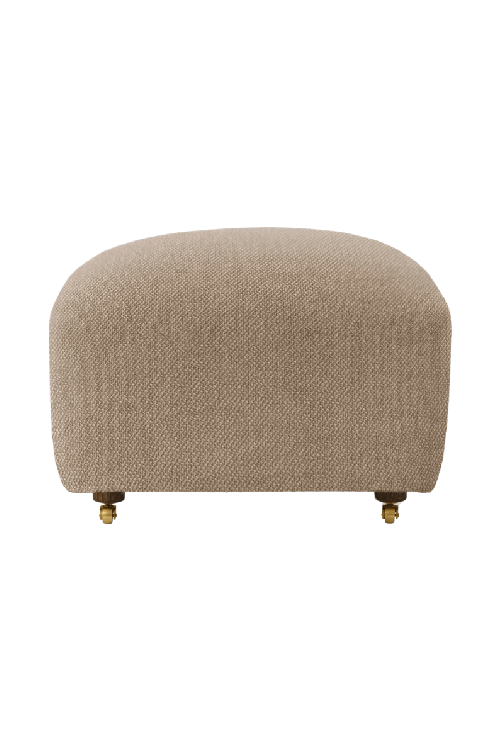 Oak Leg Upholstered Ottoman | Audo Copenhagen The Tired Man | Oroa.com