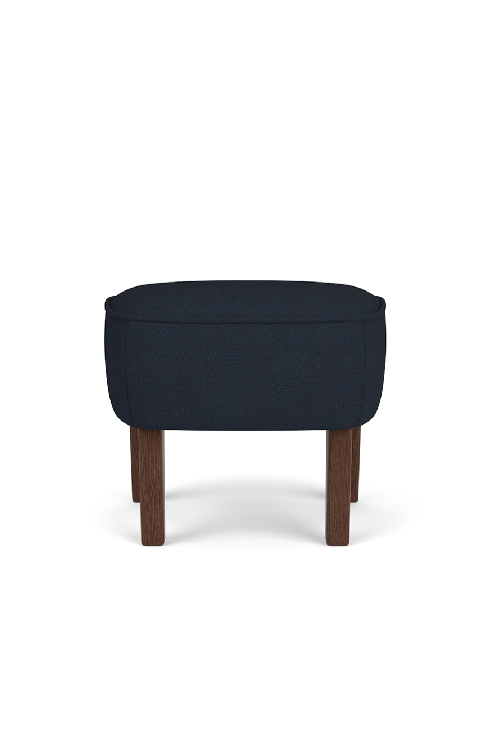 Oak Base Upholstered Ottoman | Audo Copenhagen Ingeborg | Oroa.com