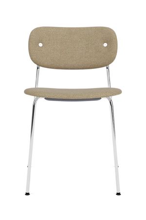Chrome-Framed Upholstered Dining Chair | Audo Copenhagen Co | Oroa.com