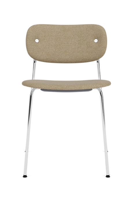 Chrome-Framed Upholstered Dining Chair | Audo Copenhagen Co | Oroa.com