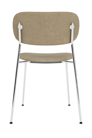 Chrome-Framed Upholstered Dining Chair | Audo Copenhagen Co | Oroa.com