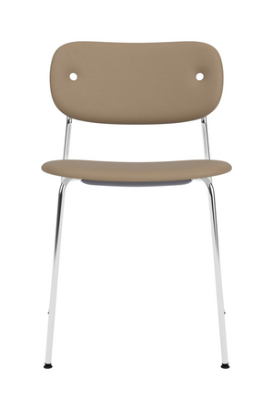 Chrome-Framed Upholstered Dining Chair | Audo Copenhagen Co | Oroa.com
