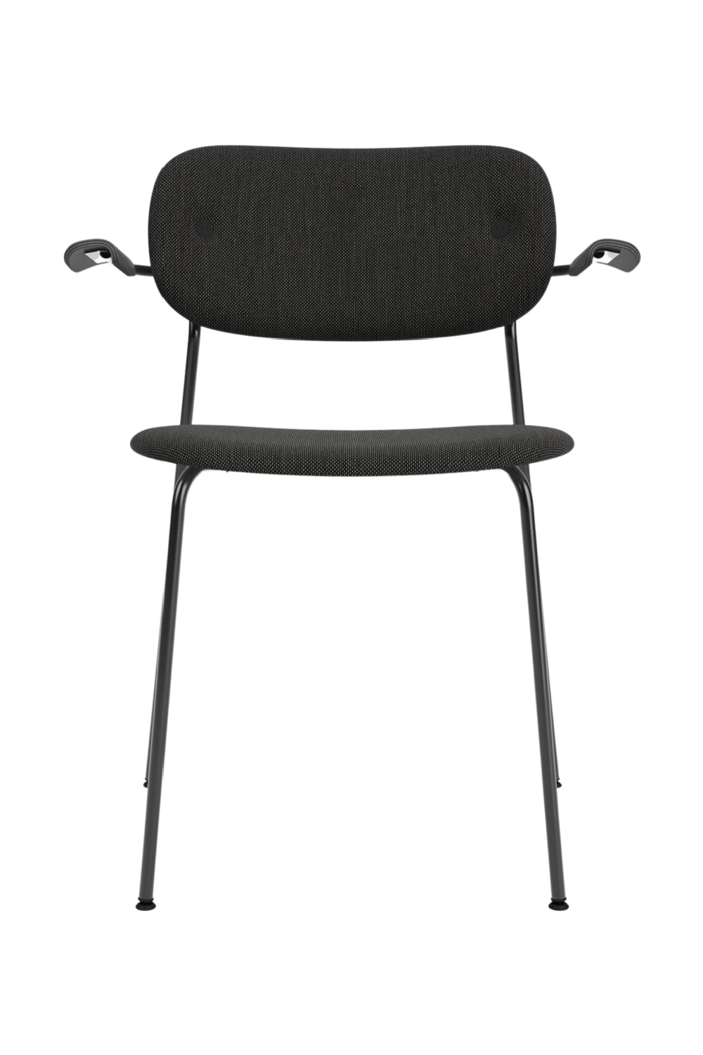 Black Padded Dining Armchair | Audo Copenhagen Co | Oroa.com