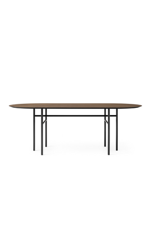 Oval Minimalist Dining Table | Audo Copenhagen Snaregade | Oroa.com