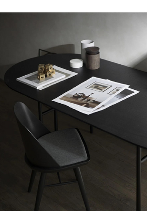 Oval Minimalist Dining Table | Audo Copenhagen Snaregade | Oroa.com