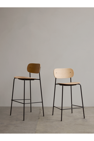 Oak Veneer Bar Chair | Audo Copenhagen Co | Oroa.com
