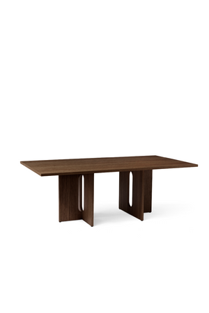 Intersecting-Base Oak Dining Table | Audo Copenhagen Androgyne | Oroa.com