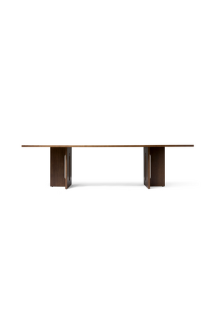 Intersecting-Base Oak Dining Table | Audo Copenhagen Androgyne | Oroa.com