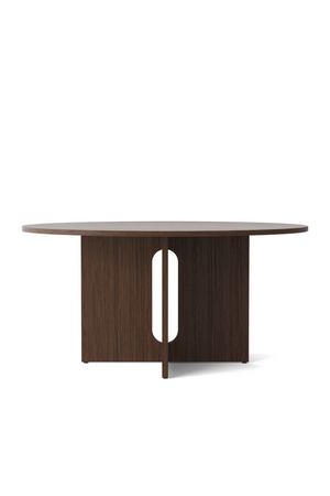 Intersecting-Base Round Dining Table | Audo Copenhagen Androgyne | Oroa.com