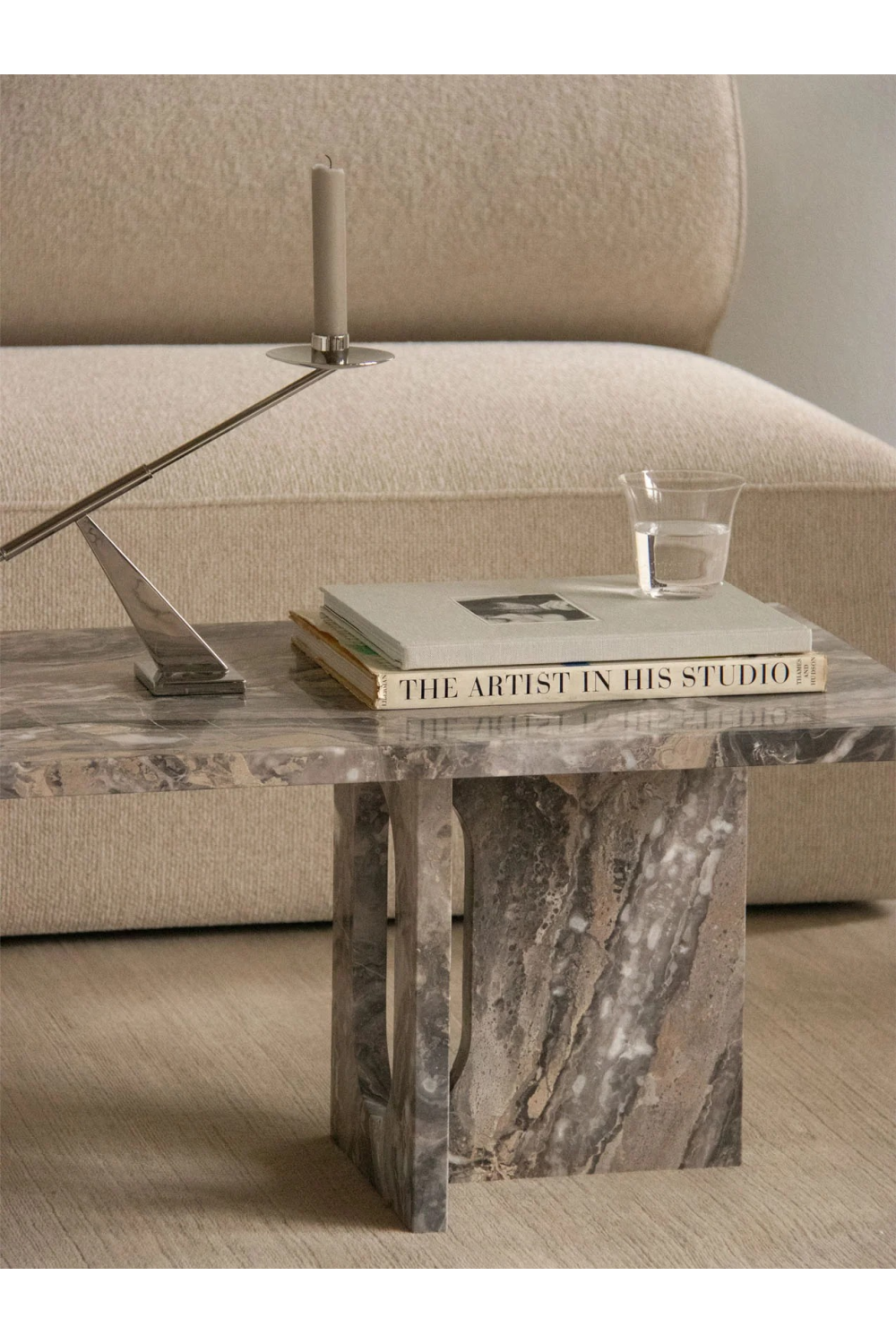 Solid Marble Lounge Table | Audo Copenhagen Androgyne | Oroa.com