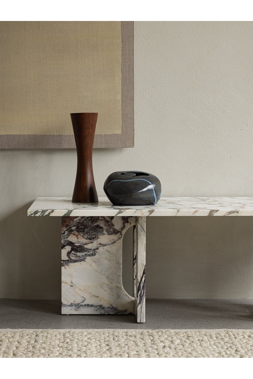 Solid Marble Lounge Table | Audo Copenhagen Androgyne | Oroa.com