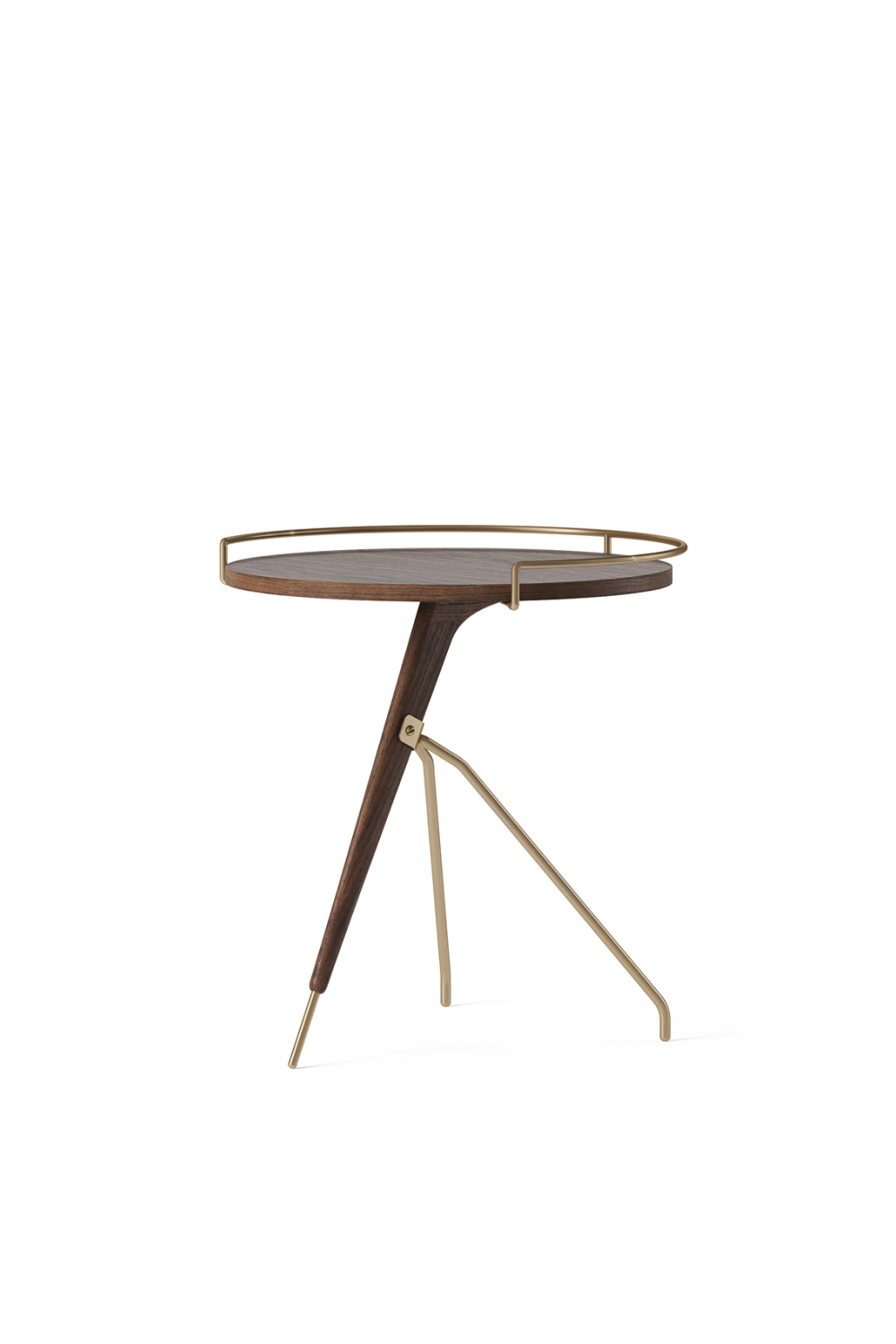 Solid Walnut Tripod Side Table | Audo Copenhagen Umanoff | Oroa.com