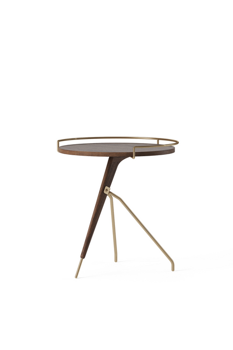 Solid Walnut Tripod Side Table | Audo Copenhagen Umanoff | Oroa.com