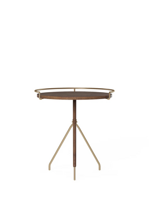 Solid Walnut Tripod Side Table | Audo Copenhagen Umanoff | Oroa.com