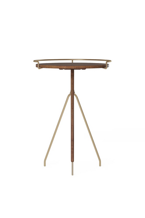 Solid Walnut Tripod Side Table | Audo Copenhagen Umanoff | Oroa.com