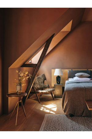 Solid Walnut Tripod Side Table | Audo Copenhagen Umanoff | Oroa.com