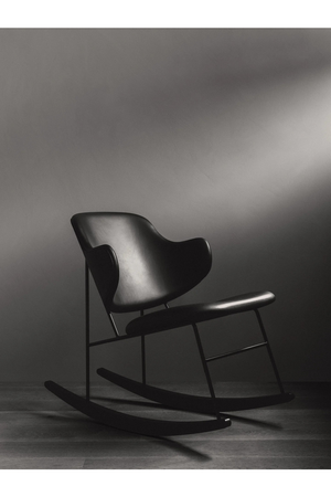 Upholstered Rocking Armchair | Audo Copenhagen The Penguin | Oroa.com
