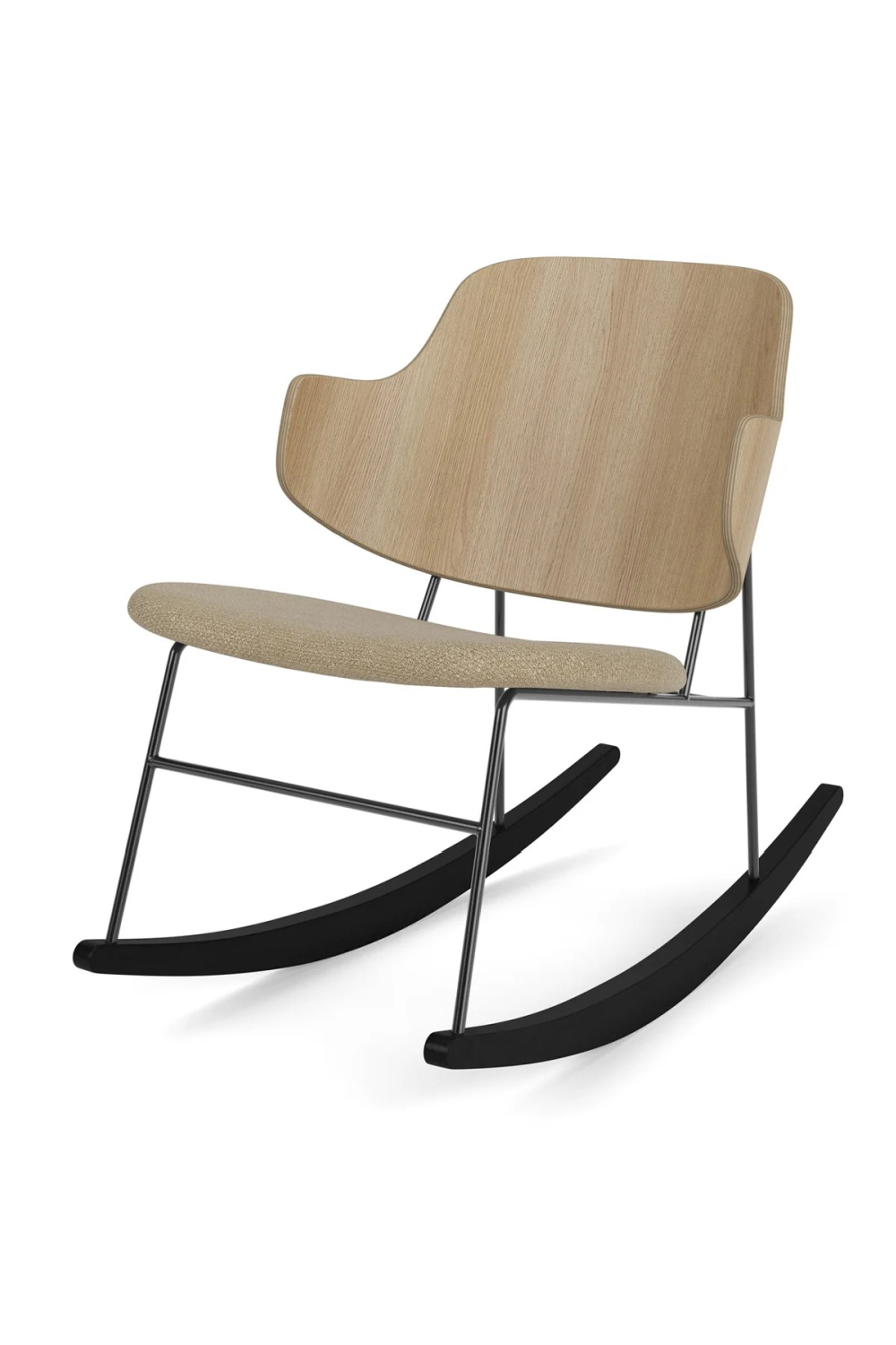 Wooden Back Rocking Chair | Audo Copenhagen The Penguin | Oroa.com