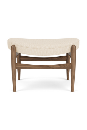 Wooden Base Padded Ottoman | Audo Copenhagen Elizabeth | Oroa.com