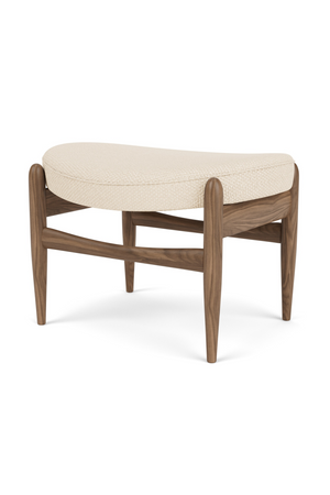 Wooden Base Padded Ottoman | Audo Copenhagen Elizabeth | Oroa.com