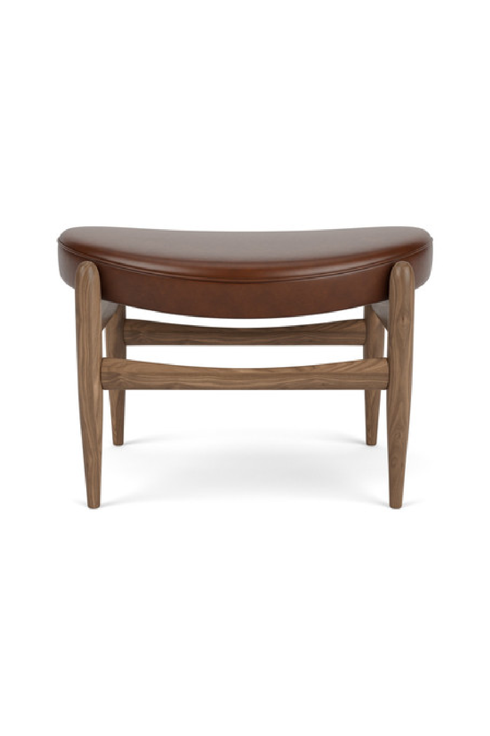 Wooden Base Padded Ottoman | Audo Copenhagen Elizabeth
