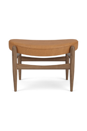 Wooden Base Padded Ottoman | Audo Copenhagen Elizabeth