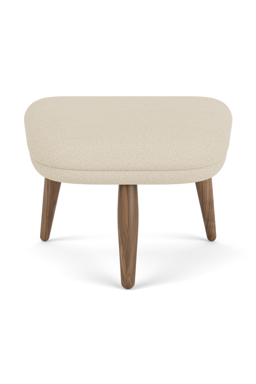 Wooden Leg Ottoman | Audo Copenhagen Oda | Oroa.com