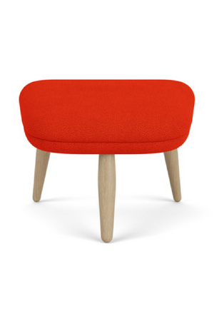 Wooden Leg Ottoman | Audo Copenhagen Oda | Oroa.com