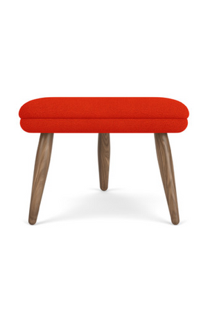 Wooden Leg Ottoman | Audo Copenhagen Oda | Oroa.com