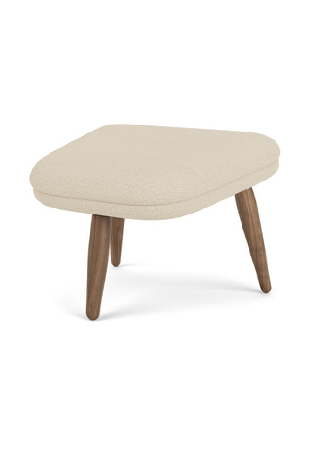 Wooden Leg Ottoman | Audo Copenhagen Oda | Oroa.com