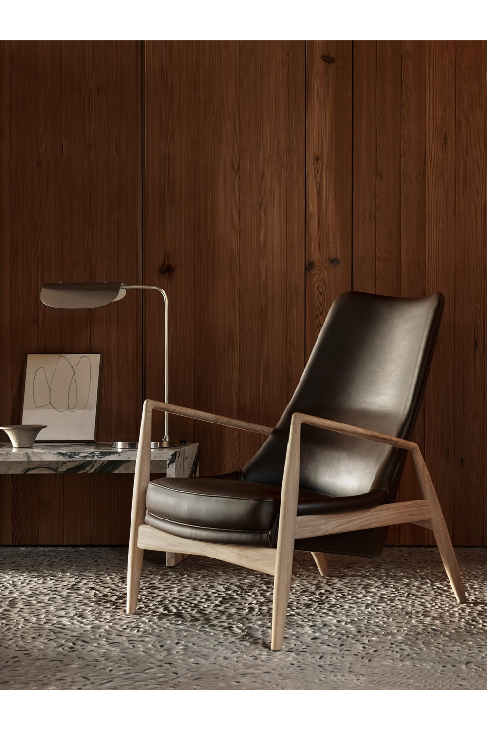 High-Back Upholstered Lounge Chair | Audo Copenhagen The Seal | Oroa.com