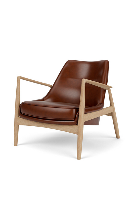 Low-Back Upholstered Lounge Chair | Audo Copenhagen The Seal | Oroa.com