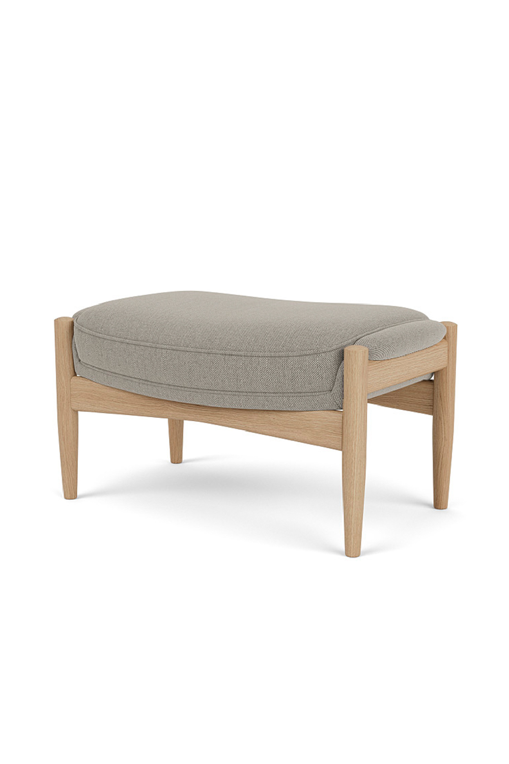 Wooden Leg Padded Ottoman | Audo Copenhagen The Seal