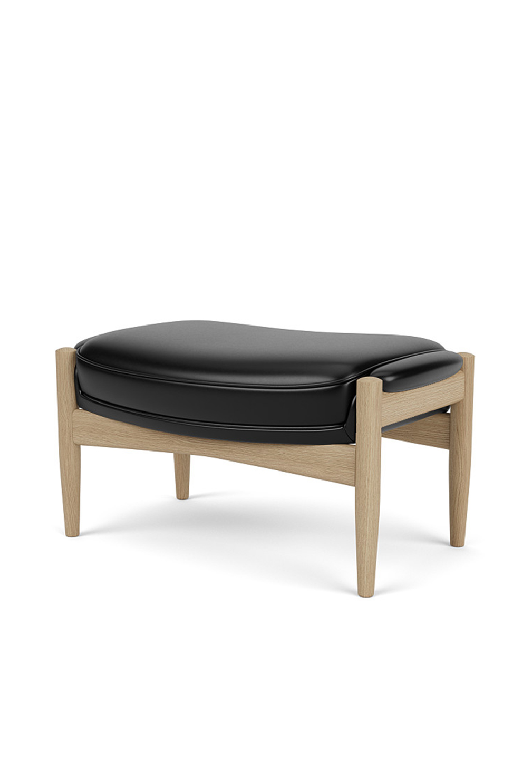 Wooden Leg Padded Ottoman | Audo Copenhagen The Seal
