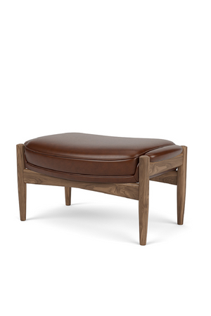 Wooden Leg Padded Ottoman | Audo Copenhagen The Seal