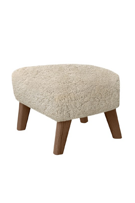 Wooden Leg Upholstered Ottoman | Audo Copenhagen My Own Chair | Oroa.com