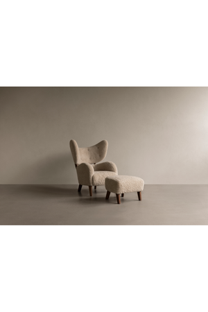 Wooden Leg Upholstered Ottoman | Audo Copenhagen My Own Chair | Oroa.com