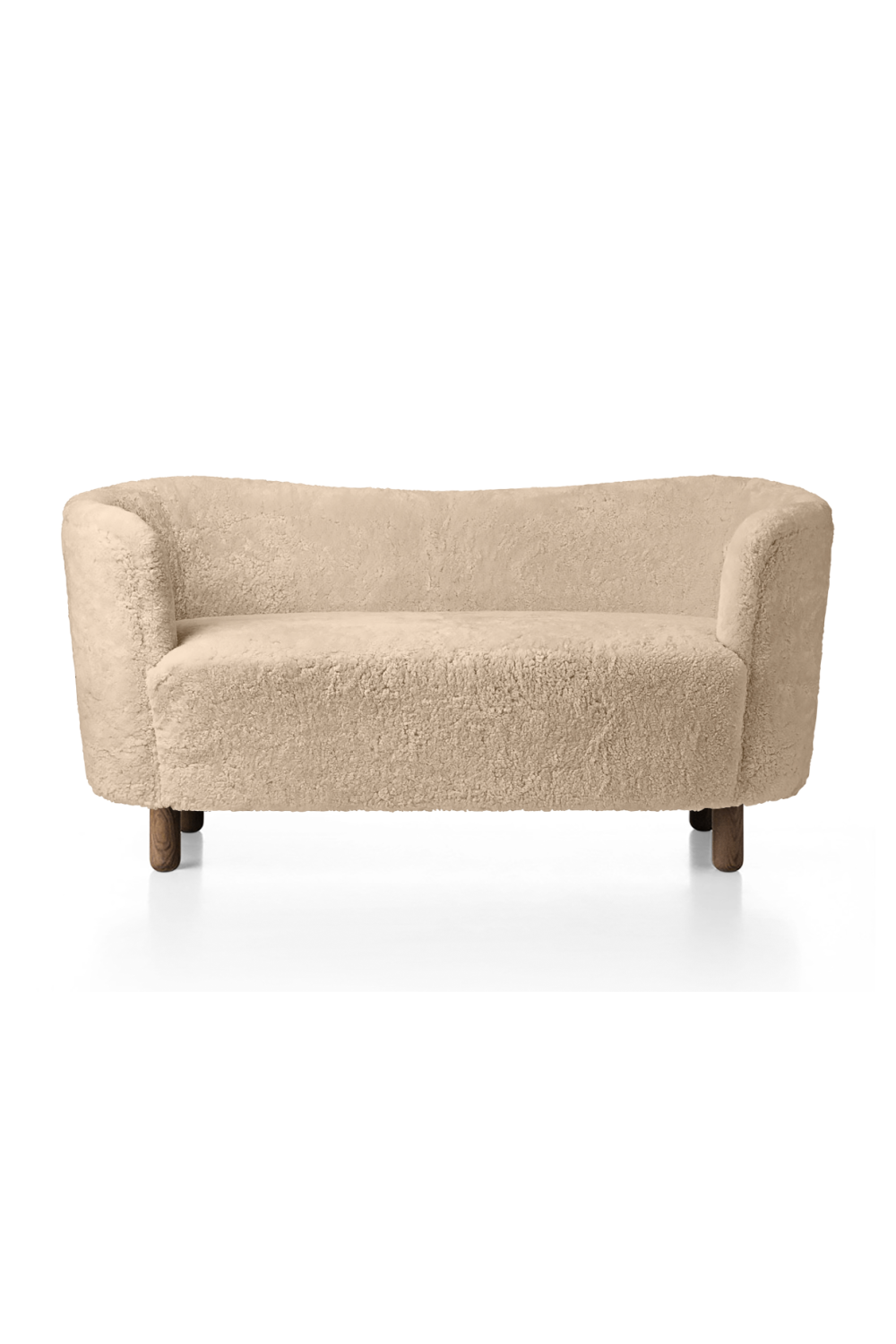 Curved Back Sheepskin Sofa | Audo Copenhagen Mingle