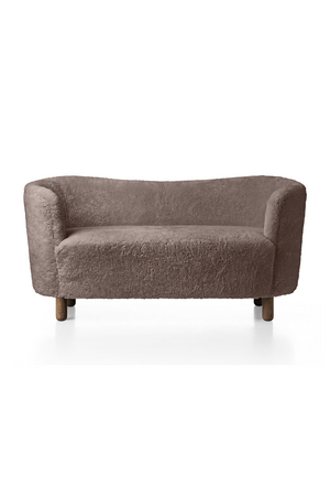 Curved Back Sheepskin Sofa | Audo Copenhagen Mingle