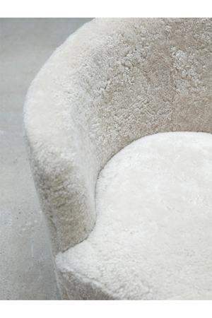 Curved Back Sheepskin Sofa | Audo Copenhagen Mingle