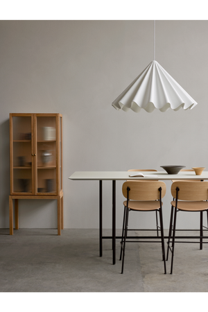 White Wavy Conical Pendant Lamp | Audo Copenhagen Dancing | Oroa.com