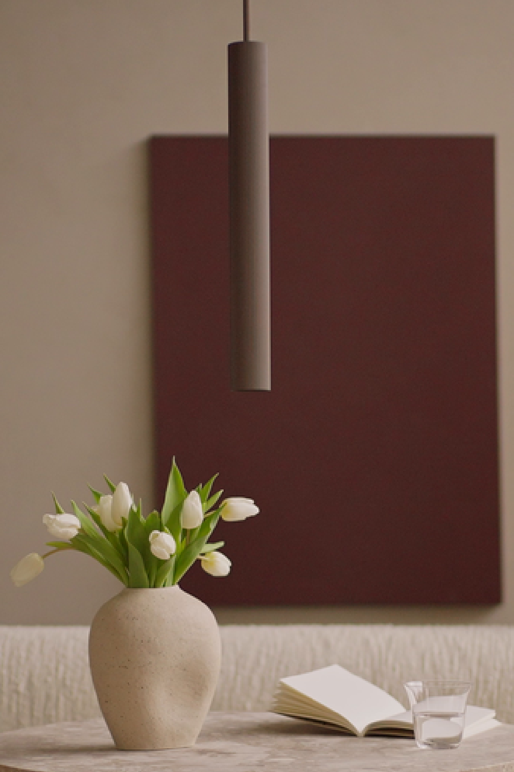 Bronzed Tube Pendant Lamp | Audo Copenhagen Tubulaire | Oroa.com