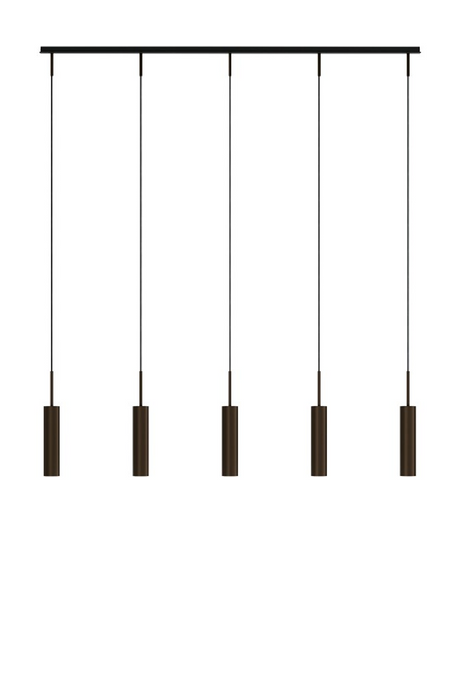 Bronzed Tube Rail Pendant Lamp | Audo Copenhagen Tubulaire | Oroa.com