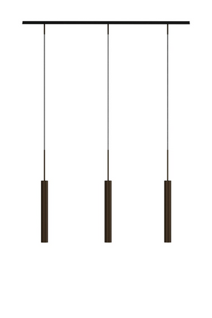 Bronzed Tube Rail Pendant Lamp | Audo Copenhagen Tubulaire | Oroa.com