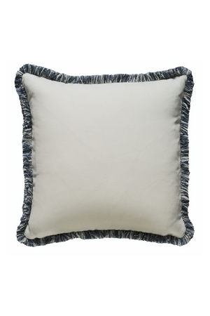 Fringed Linen Cushion | Andrew Martin Beagle | Oroa.com