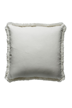 Fringed Linen Cushion | Andrew Martin Beagle | Oroa.com